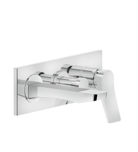 Gessi Rilievo Bateria wannowo-prysznicowa ścienna element zewnętrzny chrom 59138.031