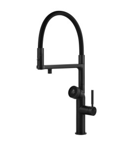 Gessi Vita Bateria zlewozmywakowa jednouchwytowa hot/cold matte black 60722.299