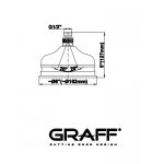 Graff Finezza Due Deszczownica Ø 160 mm Chrom E-8405