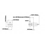 Graff Luna Przełącznik podtynkowy - element zewnętrzny Chrom E-8066-C14S-T