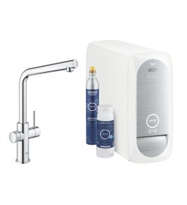   Grohe Blue Home Bateria kuchenna z filtrem stojąca StarLight chrom 31454001 WIETRZENIE MAGAZYNÓW!!