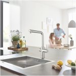   Grohe Blue Home Bateria kuchenna z filtrem stojąca StarLight chrom 31454001 WIETRZENIE MAGAZYNÓW!!