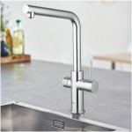   Grohe Blue Home Bateria kuchenna z filtrem stojąca StarLight chrom 31454001 WIETRZENIE MAGAZYNÓW!!