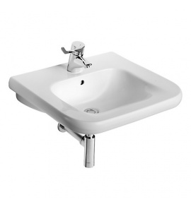 Ideal Standard Contour 21 Umywalka 55 cm dla niepełnosprawnych, z otworem na baterię, biały S216501