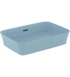 Ideal Standard Ipalyss Umywalka nablatowa 550x380 mm z przelewem Bleu poudre E2078X8