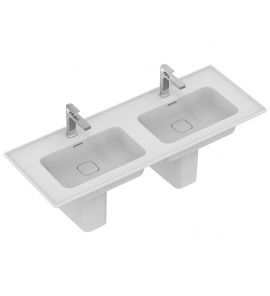 Ideal Standard Strada II Vanity Umywalka ścienna podwójna 124x46 cm prostokątna biała T300501