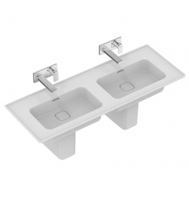 Ideal Standard Strada II Vanity Umywalka ścienna podwójna 124x46 cm prostokątna biała T363601