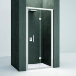 Novellini KALI S Drzwi prysznicowe składane 85-91 cm Srebrne KALIS85-1B