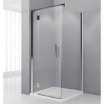 Novellini MODUS F Ścianka boczna do kabiny prysznicowej narożnej 95x95 cm Chrom MODUSF95-1K