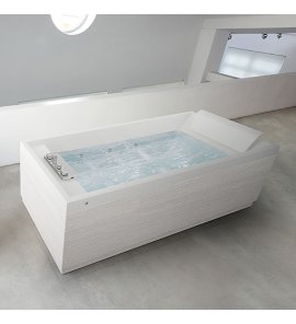 Novellini Sense 3 Wanna prostokątna do zabudowy z nóżkami 170x75 cm biała SEN117075-A