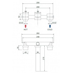 Oioli UNIKA Bateria umywalkowa podtynkowa Chrom 41502/B