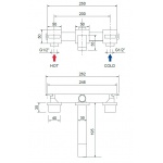 Oioli UNIKA Bateria umywalkowa podtynkowa Chrom 41502/B1