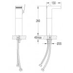 Omnires Cascade Bateria umywalkowa wysoka Chrom CA4013CR