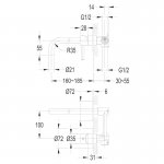 Omnires Y Bateria umywalkowa podtynkowa Nikiel Y1215HNI