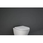 Rak Ceramika Feeling Deska WC wolnoopadająca slim biały mat RSTSC3901500