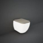 Rak Ceramika Feeling Metropolitan Deska WC slim wolnoopadająca cappuccino mat MPSC3901514