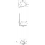 Rak Ceramika Washington Bidet 58x36 biały połysk WABI00001