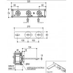 Ritmonio DOT316 Bateria umywalkowa podtynkowa stal nierdzewna PR50AJ101INOX