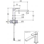 Ritmonio Glitter Bateria umywalkowa jednootworowa bez korka automatycznego chrom PR32AA202CRL