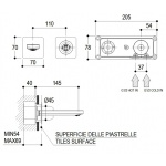    Ritmonio Haptic Bateria umywalkowa podtynkowa biały PR43AY201C03