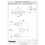 Ritmonio Taormina Bateria natryskowa ścienna chrom PR43FL202CRL