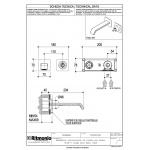 Ritmonio Taormina Bateria umywalkowa podtynkowa chrom PR35AY202CRL