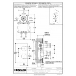 Ritmonio Taormina Bateria wannowo-natryskowa termostatyczna podtynkowa chrom PR35HF101CRL