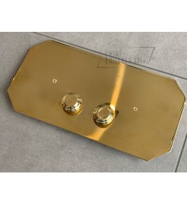 Sbordoni Przycisk spłukujący natural brass SB071ON