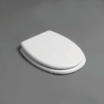 Simas Arcade Deska zwykła tworzywo biała, zawiasy chrom AR002/AR 002