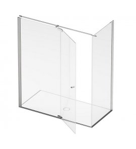 Simas Kabina prysznicowa W-IN szkło bezbarwne 0,8 cm drzwi z prawej 140x70x200 cm WB1470D