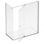 Simas Kabina prysznicowa W-IN szkło bezbarwne 0,8 cm drzwi z lewej 140x80x200 cm WB1480S