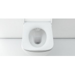 TECEone toaleta myjąca wisząca bezkołnierzowa z deską wolnoopadającą biała 9700200+9700600