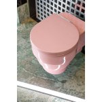 Trone Callipyge Miska bezrantowa 57x42 z deską wolnoopadającą pink CALLIPYGEPI