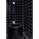 Trone Icone01 Miska bezrantowa 63x40 z deską sedesową black ICONE01BL