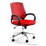 Unique Award Fotel biurowy czerwony W-120-2
