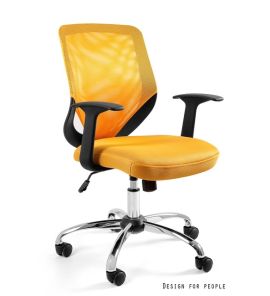 Unique Mobi Fotel biurowy żółty W-95-10