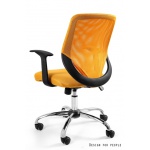 Unique Mobi Fotel biurowy żółty W-95-10