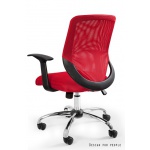 Unique Mobi Fotel biurowy czerwony W-95-2