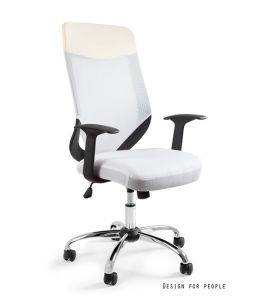 Unique Mobi Plus Fotel biurowy biały W-952-0