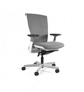 Unique Reya Fotel biurowy ergonomiczny Szary/Biały 1228-RS02