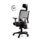 Unique Saga Plus Fotel biurowy ergonomiczny Czarny 1219-B