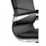 Unique Saville Fotel biurowy skóra eko Czarny 1028-PU