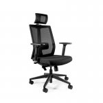 Unique Scope Fotel biurowy ergonomiczny Czarny ZM-511A-H