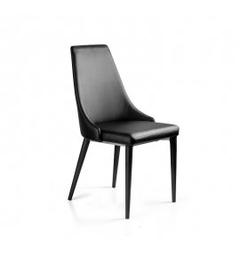 Unique Setina Krzesło konferencyjne eko-skóra Czarny SET-PU