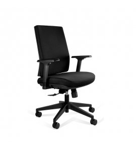 Unique Shell Low Fotel biurowy ergonomiczny Czarny KB02-1M