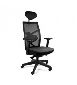 Unique Tune Fotel biurowy ergonomiczny Czarny 139Y