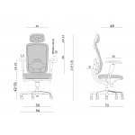 Unique Vip Fotel biurowy zółty W-80-10