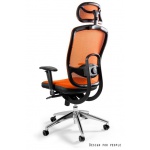 Unique Vip Fotel biurowy pomarańczowy W-80-5