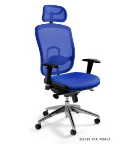 Unique Vip Fotel biurowy niebieski W-80-7