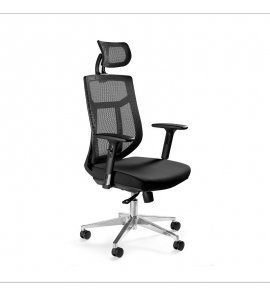 Unique Vista Fotel biurowy ergonomiczny Czarny GM02-1H-4